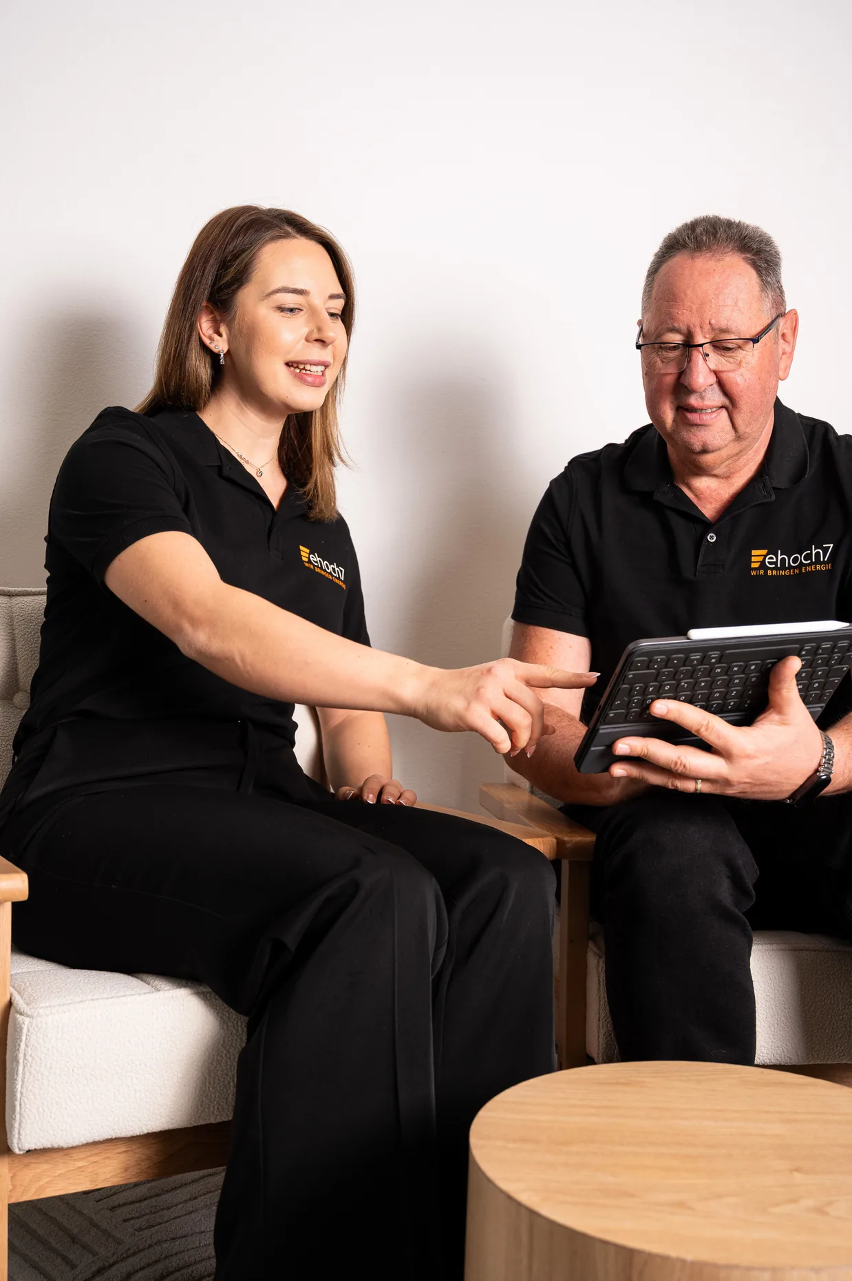 Martin und Silvia Fronius, Gründer der ehoch7 GmbH, im persönlichen Gespräch