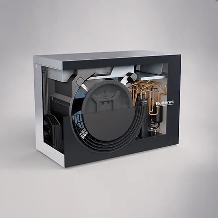Buderus Logatherm WLW186i AR Außen- und Inneneinheit
